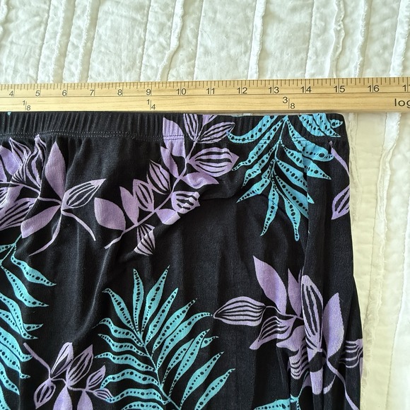 VTG Skirt Women XL Artsy Bold Asymmetrical Hem Y2K 90s Dance Fun - Picture 5 of 5